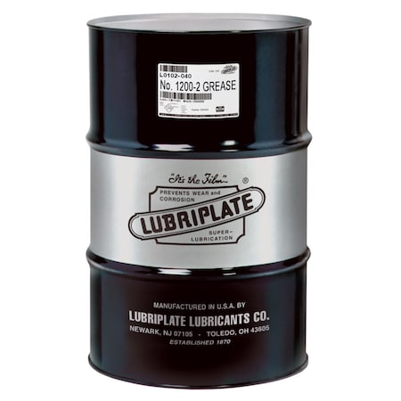 Lubriplate No. 1200-2, Drum, Heavy Duty White Lithium Grease L0102-040